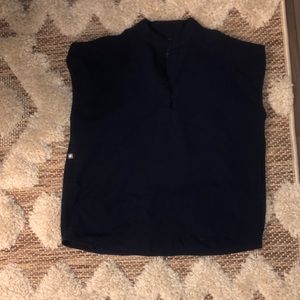 FIGS Mandarin Collar Scrub Top